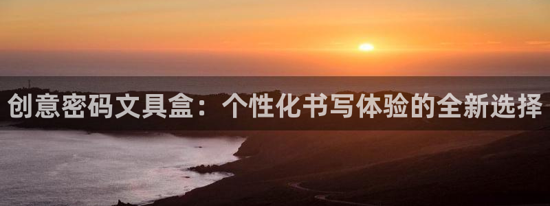 龙八国际手机版官网平台：创意密码文具盒：