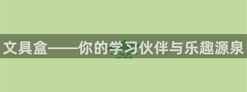 龙八国际公司是真是假：文具盒——你的学习