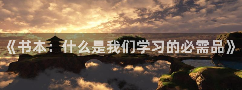龙八国际pT娱乐官网：《书本：什么是我们
