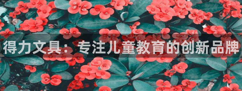 龙八国际地址：得力文具：专注儿童教育的创