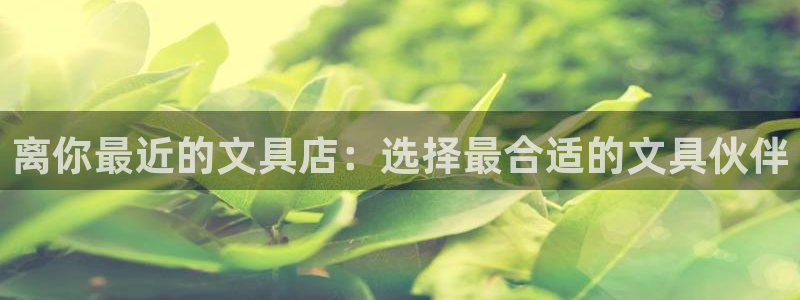 龙八国际手游：离你最近的文具店：选择最合