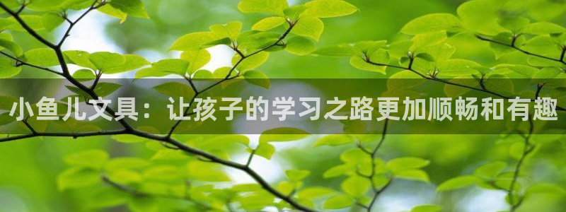 龙八国际新版本：小鱼儿文具：让孩子的学习